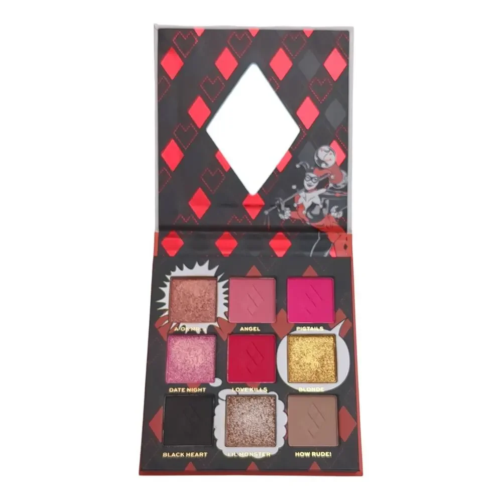 Revolution X Batman Poison Ivy Harley Quinn Makeup Bag Palette Lip Liner Set 7